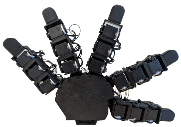 Completed robot hand